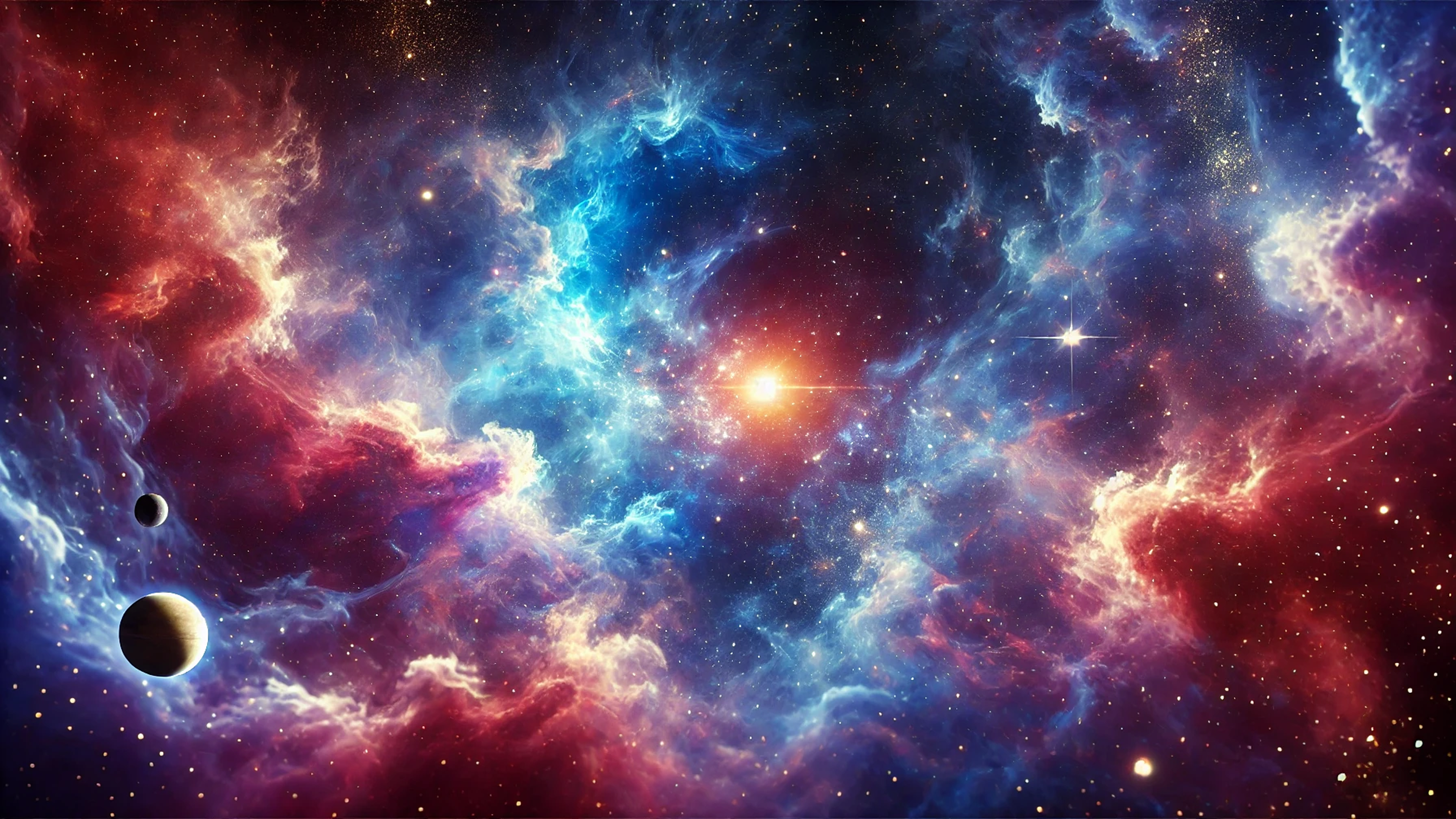 Futuristic Space Scene